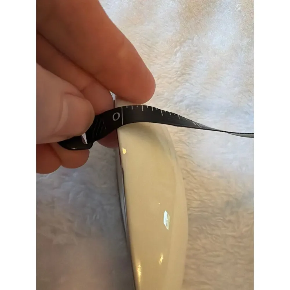 Lenox Hand Painted Platinum Leaf Shaped Trinket Dish Porcelain Jewelry Tray